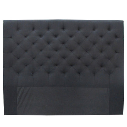 Black Linen Headboard | Cali King