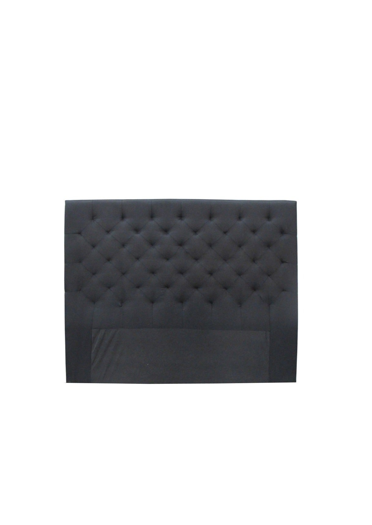 Black Linen Headboard | Cali King {ex Shrowroom Display}