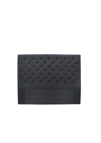 Black Linen Headboard | Cali King