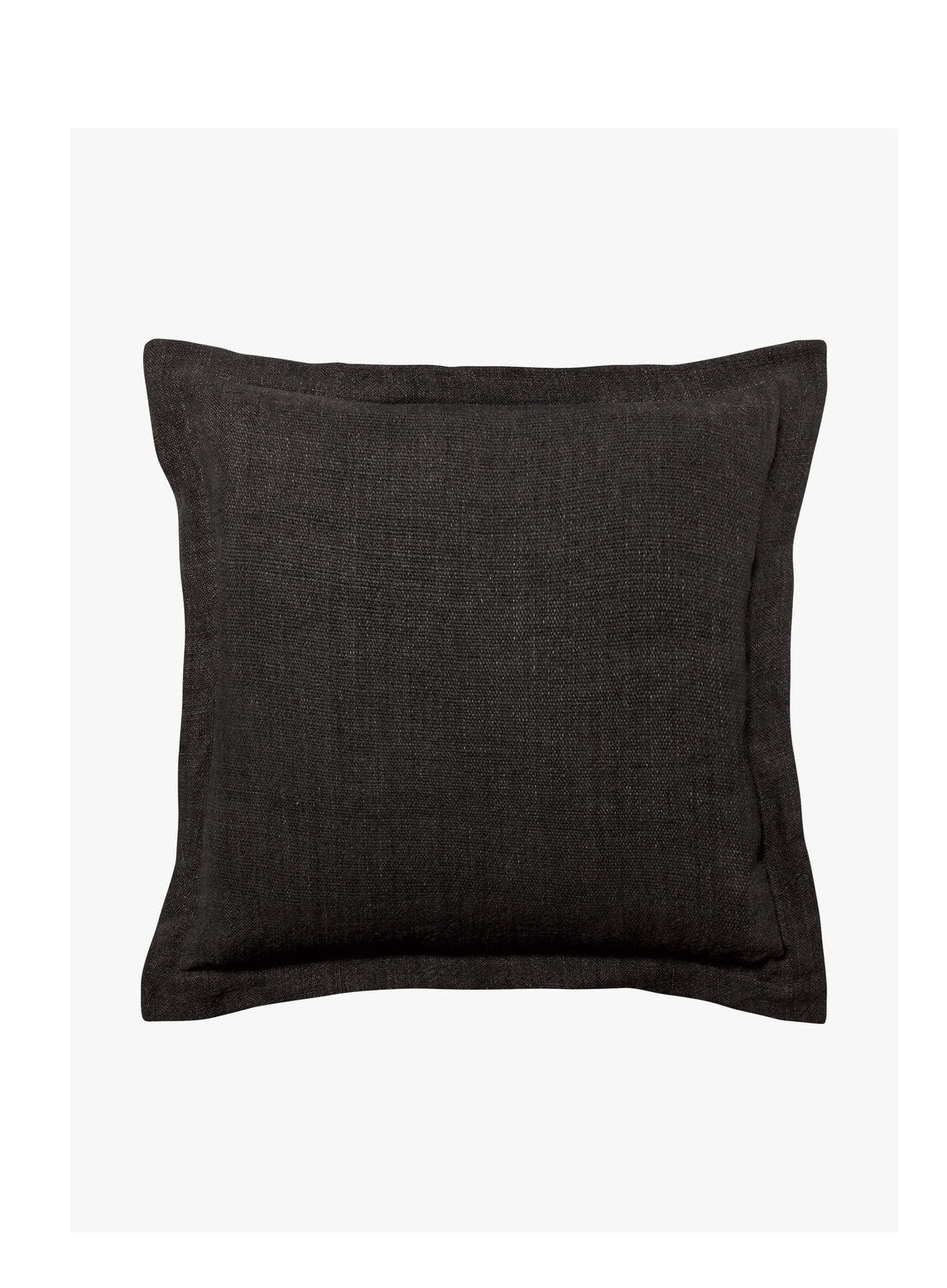 Liquorice Heavy Linen Cushion