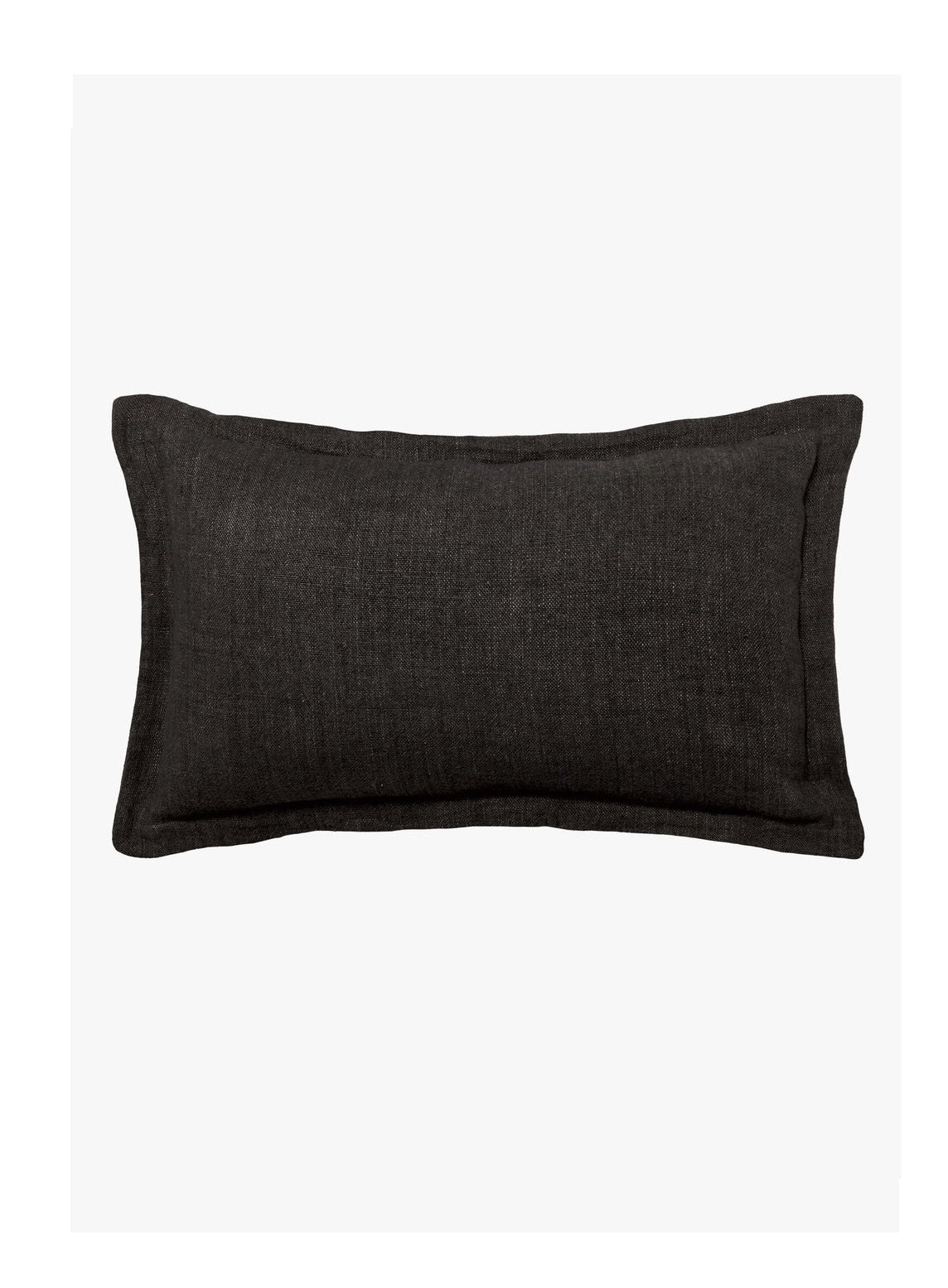 Liquorice Heavy Linen Cushion