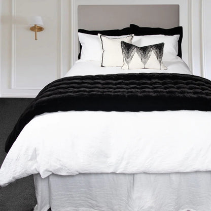 Velvet Comforter | Black