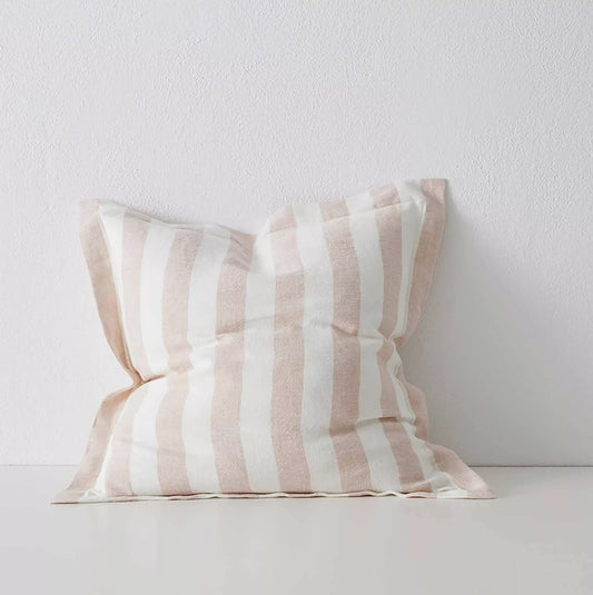 Luca Linen Cushion | Blush