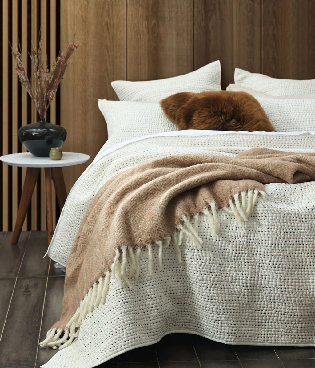 Willow Coverlet Set | Chalk