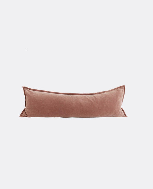 Velvet Lumbar Cushion | Clay