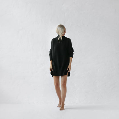 Turtleneck Sweater | Black