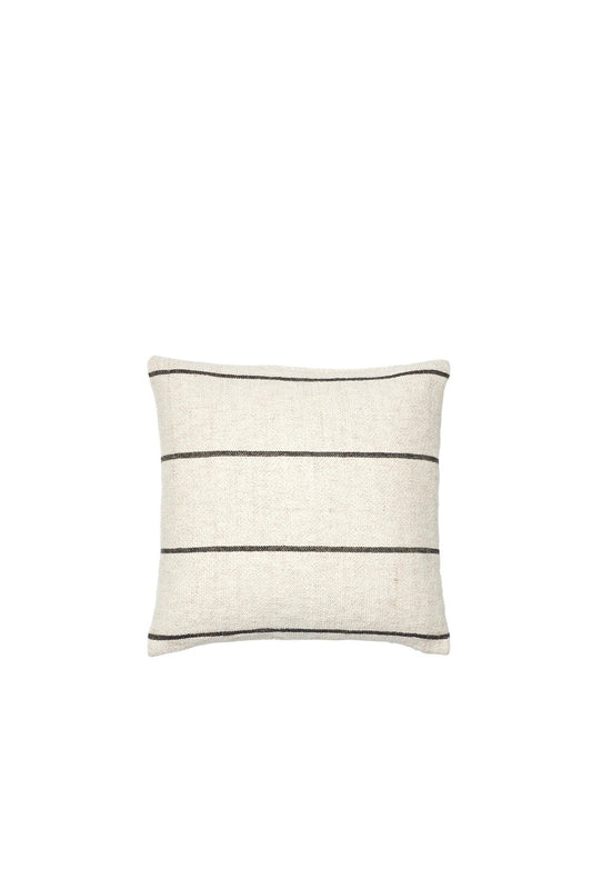 Sigrid Cushion - - Light Beige/Black