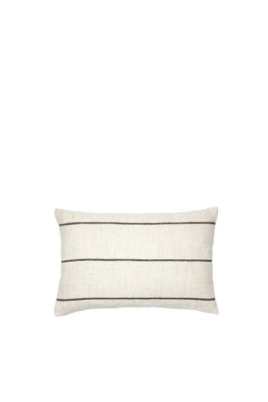 Sigrid Cushion - - Light Beige & Black