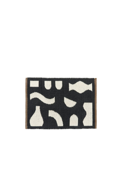 Ceres Door Mat - Black/Off White