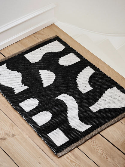 Ceres Door Mat - Black/Off White