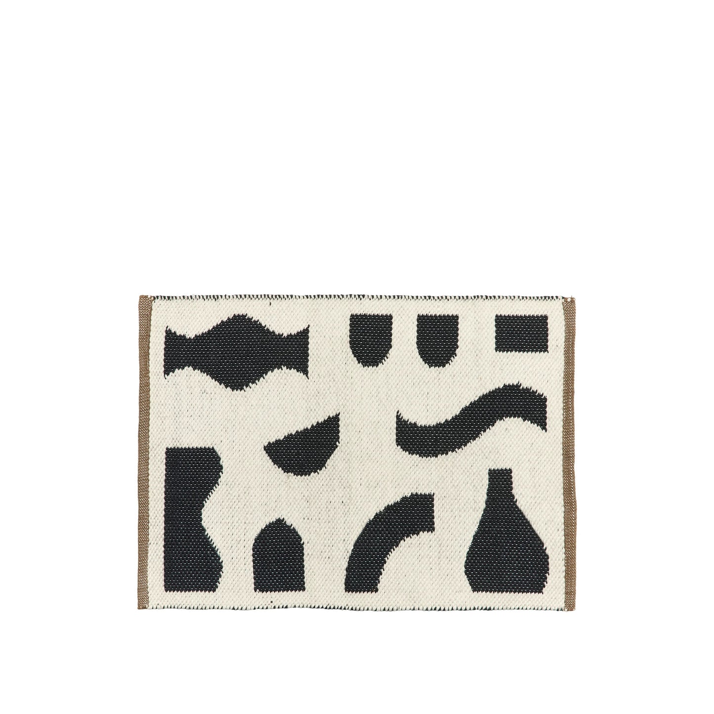 Ceres Door Mat - Black/Off White