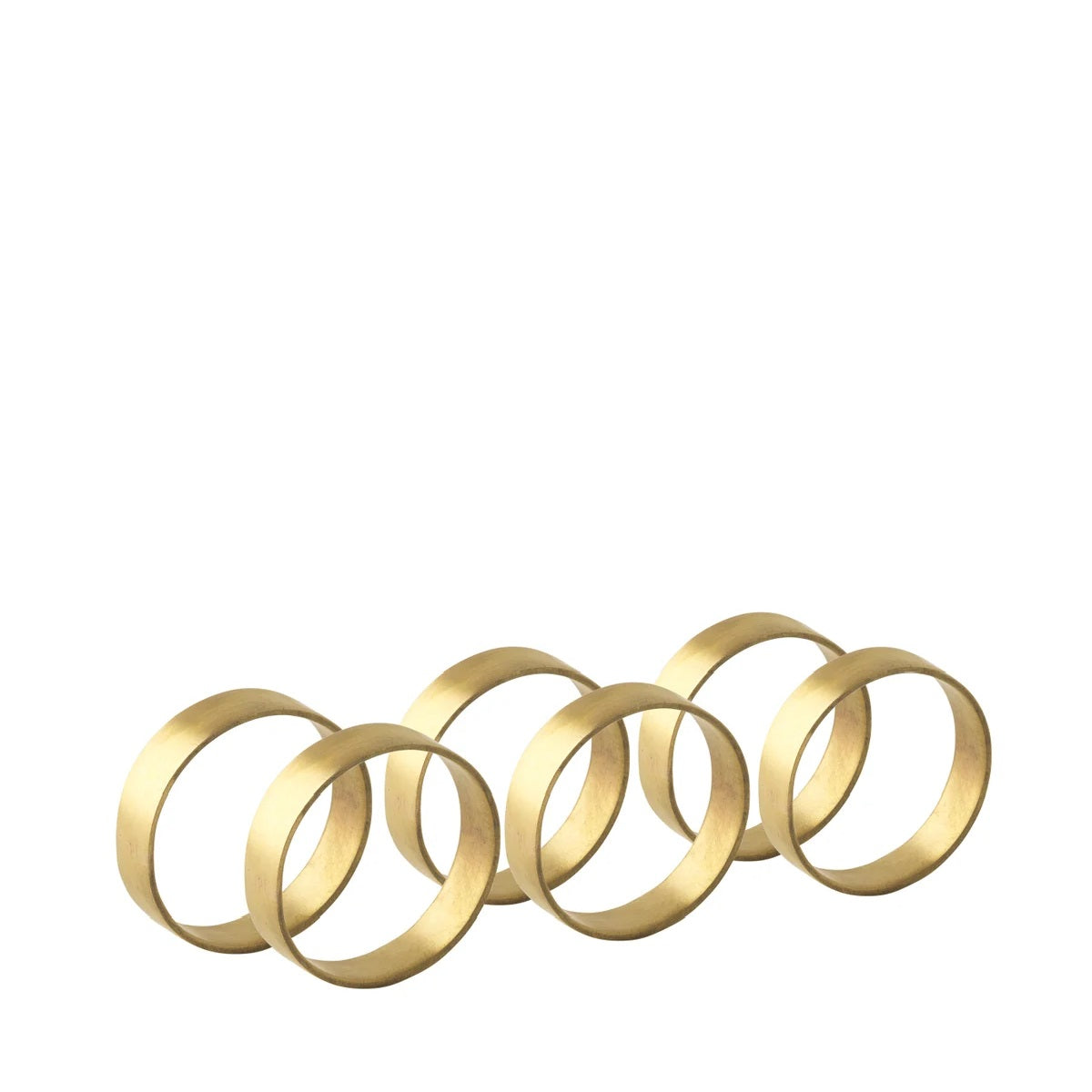 Brass Napkin Ring - Set of Six