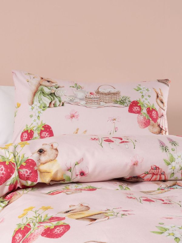 Childrens Duvet Cover | STRAWBERRY GARDEN