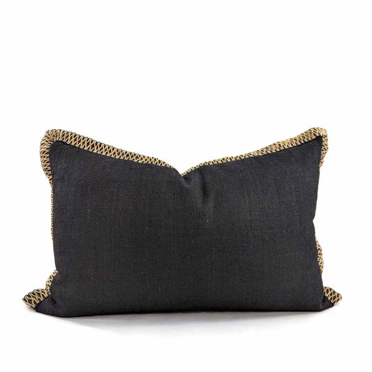 Jute Flange Cushion Cover 40x60