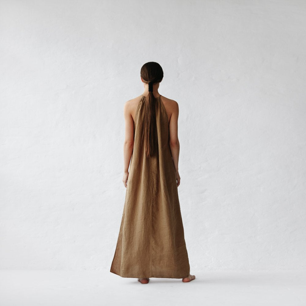 Izumi Linen Dress | Beige