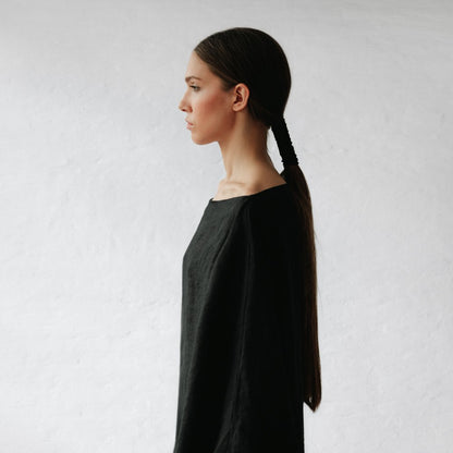 Kiko Linen Dress | Black