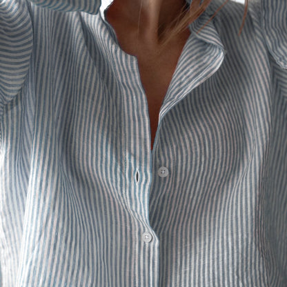 Linen Shirt | Blue