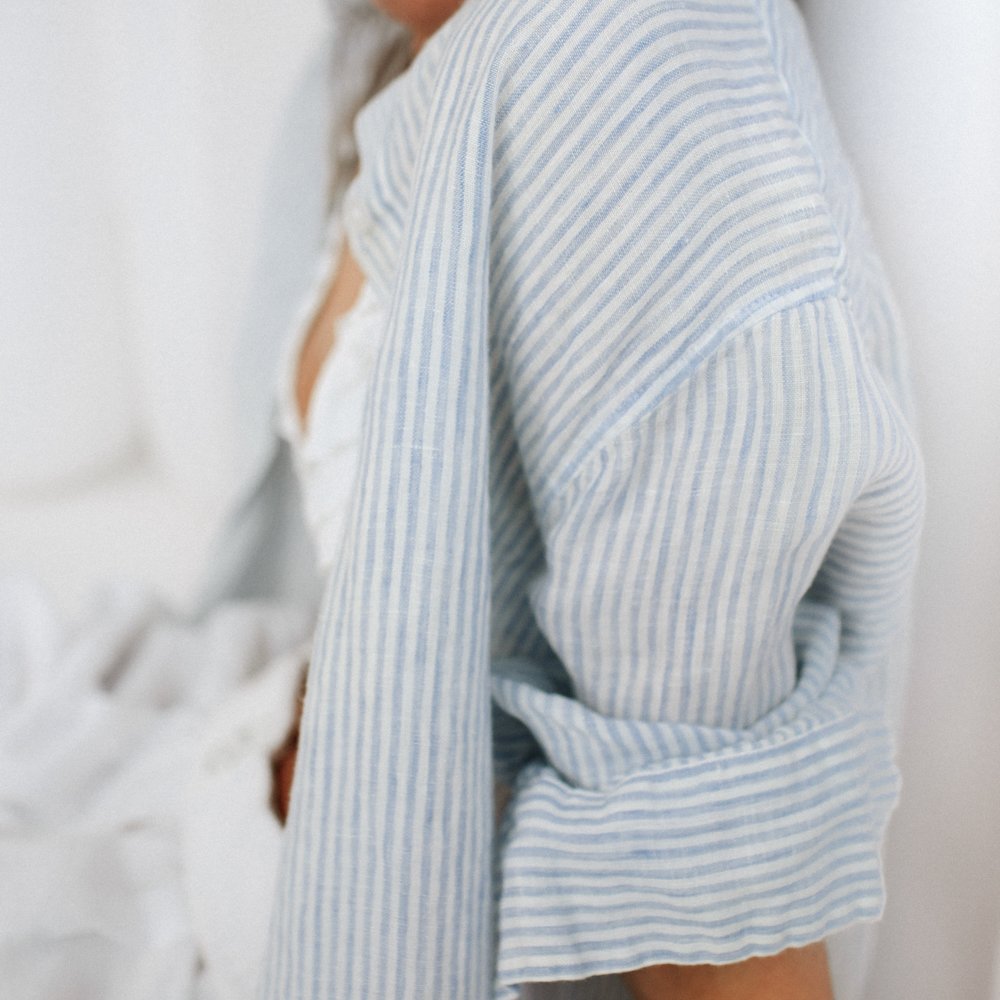 Linen Shirt | Blue