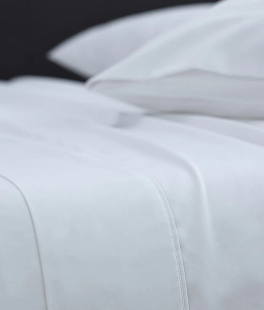 LUXURY Sateen 500TC Sheet Set | Pure White