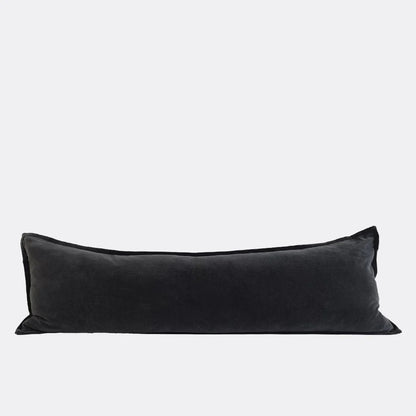 Velvet Lumbar Cushion | Midnight