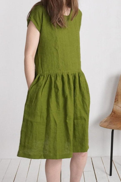 Brena Dress | Moss