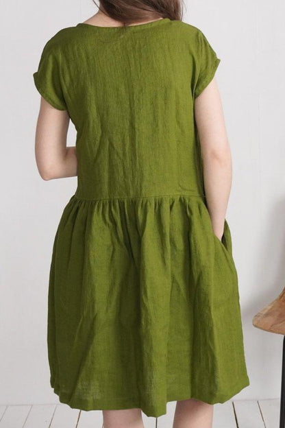 Brena Dress | Moss