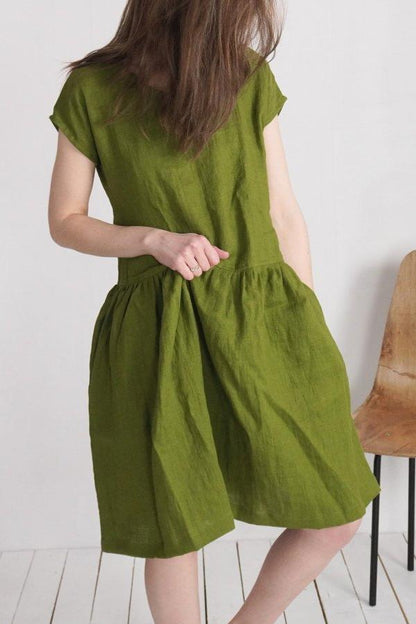 Brena Dress | Moss