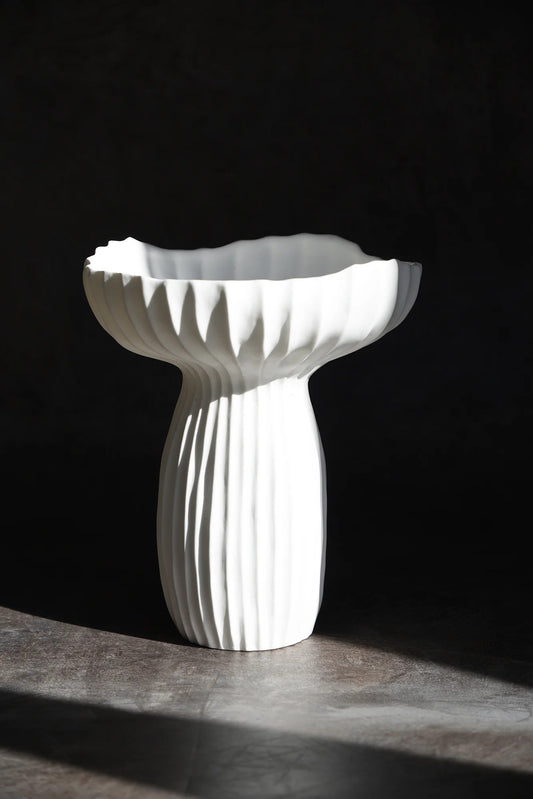 Mushroom Vase  - Fine Bone China