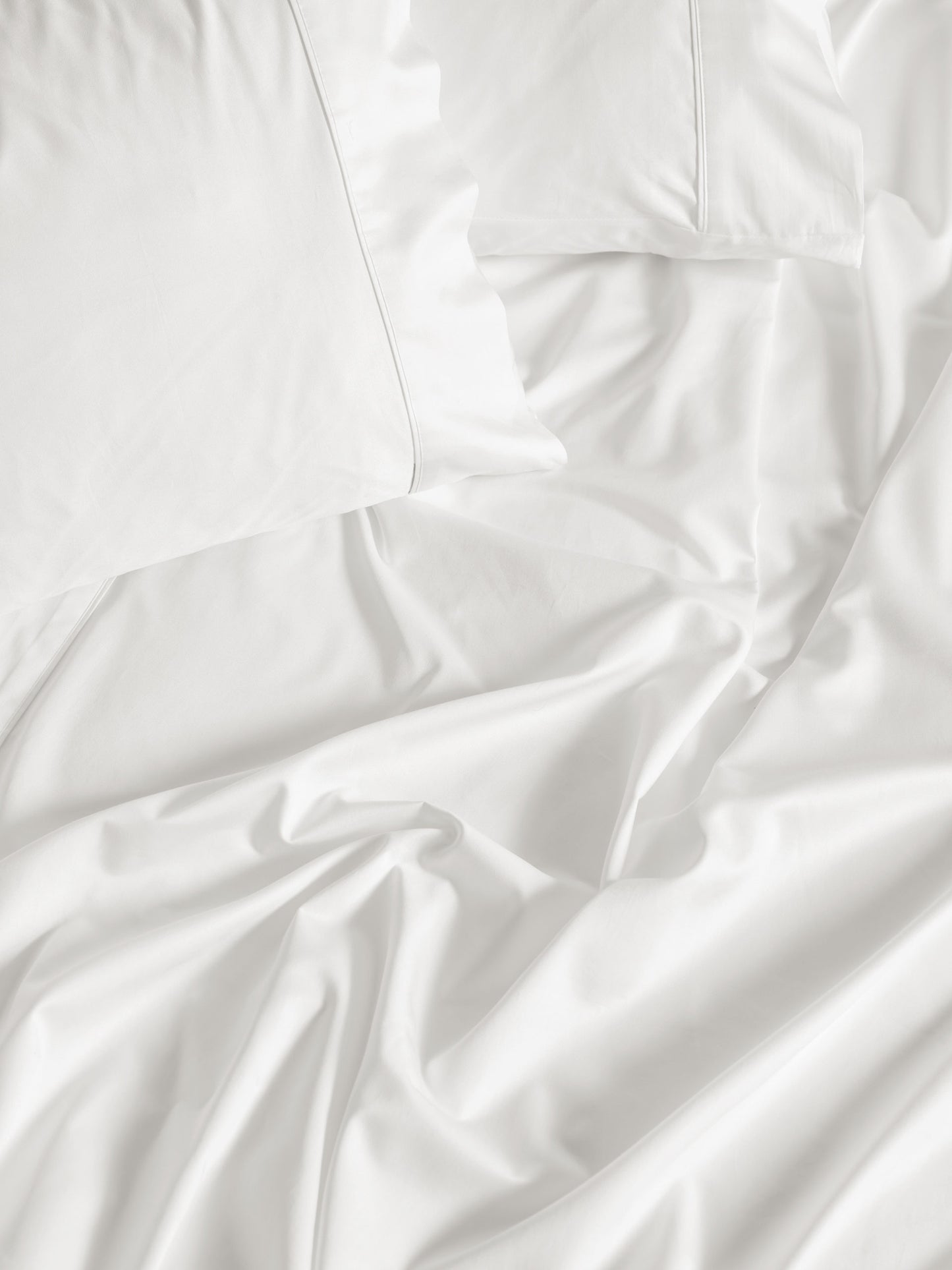 250TC Cotton Rich Sheet Sets | White