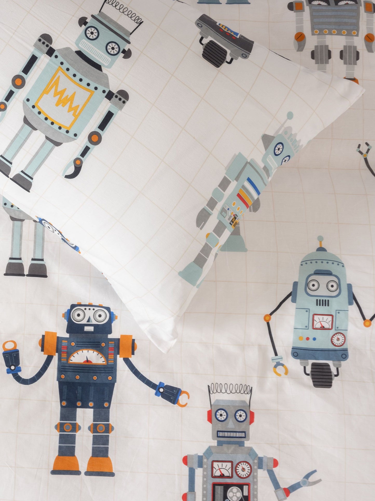 Childrens Duvet Cover | RETRO ROBOT