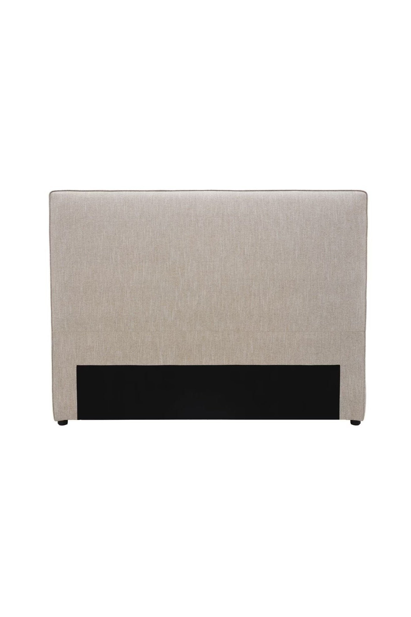 Piped Edge Headboard | Taupe