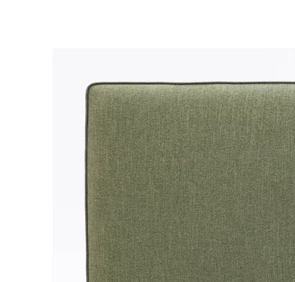 Piped Edge Headboard | Olive