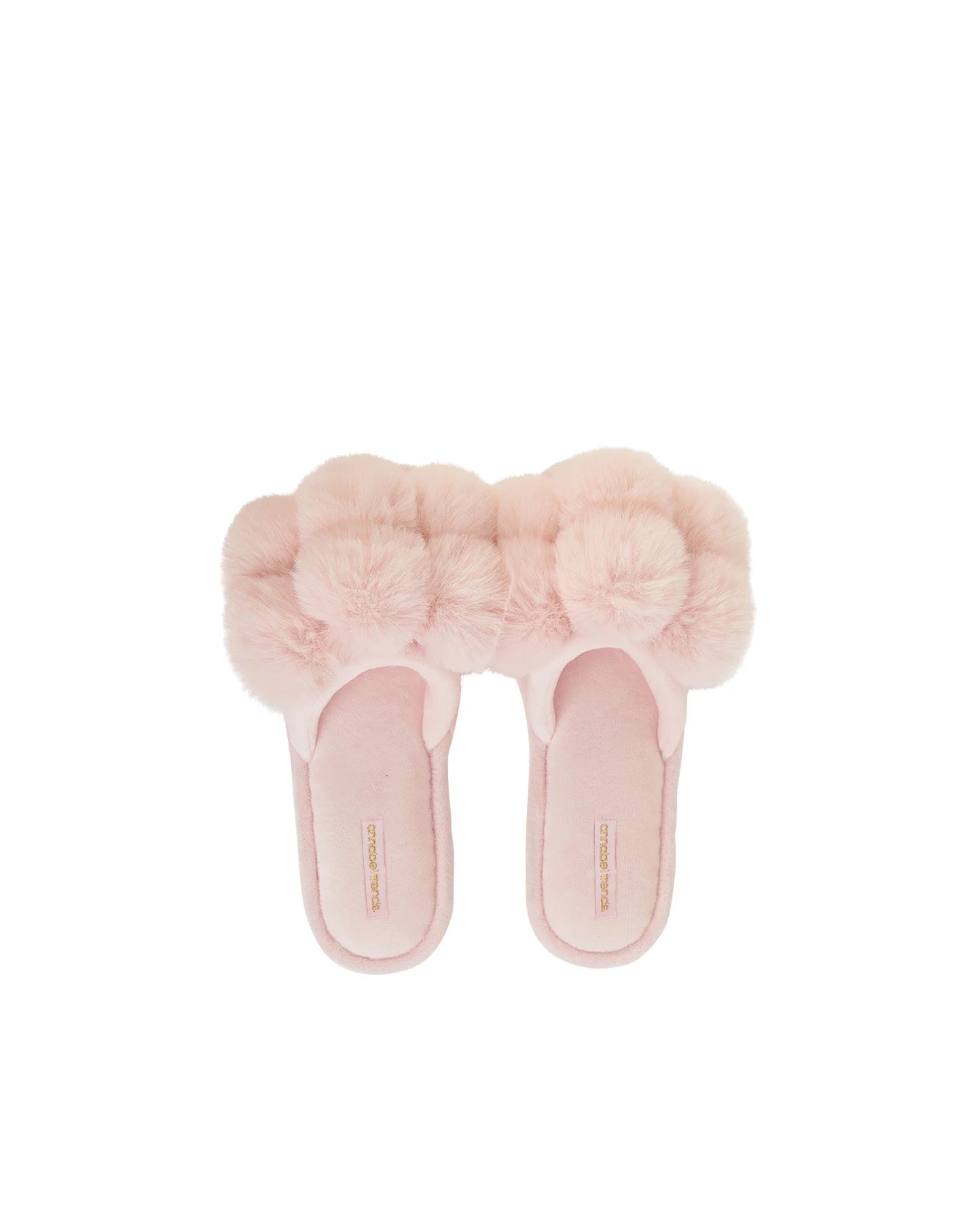 Pom Pom Slippers |  Pink Quartz