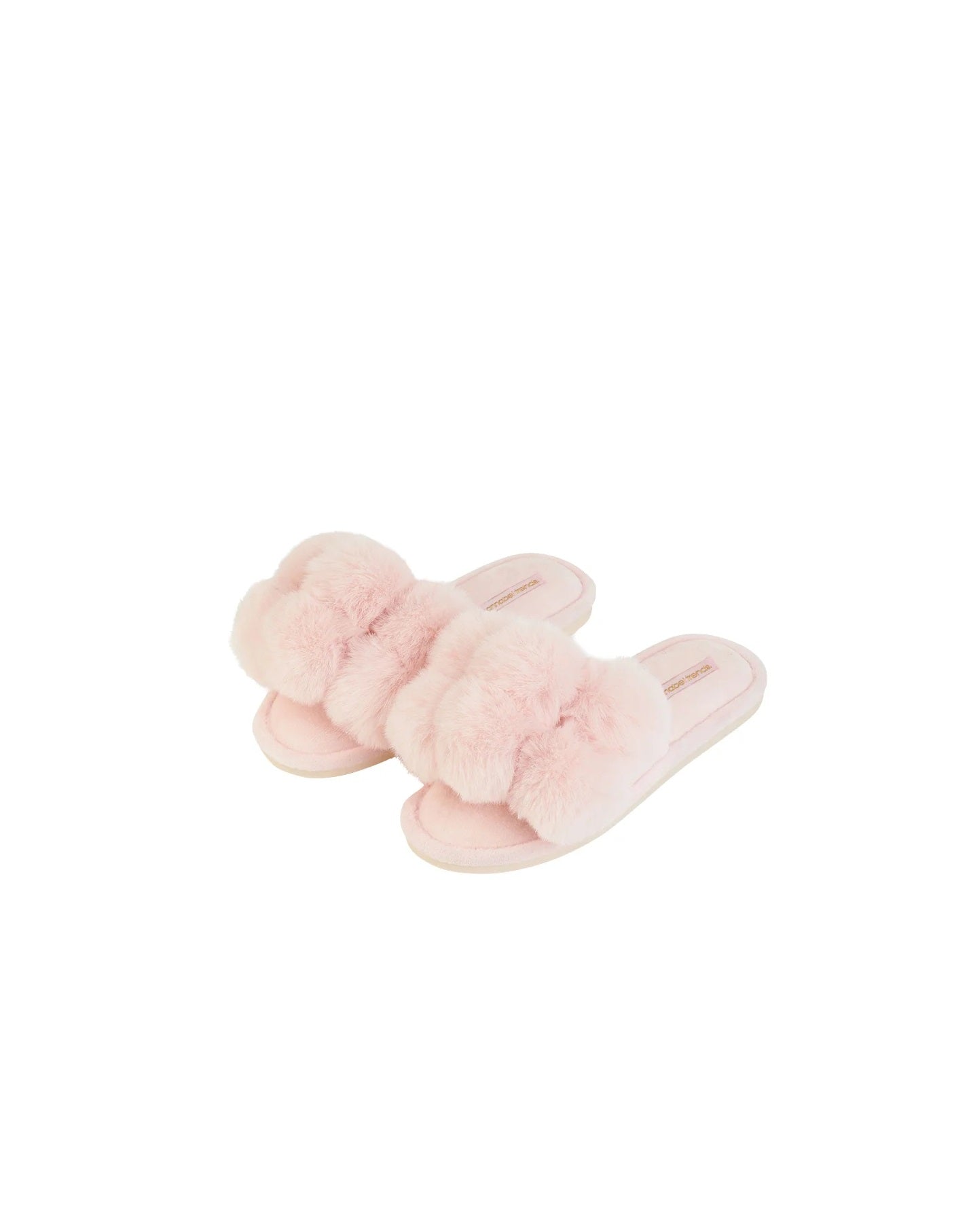 Pom Pom Slippers |  Pink Quartz