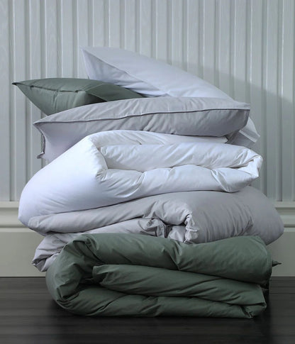 Pure Cotton Pillowcases Seagrass