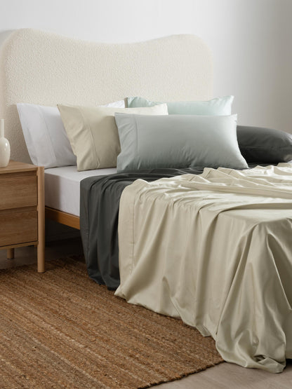 Luxury Bamboo Sheet Set in Steel Grey