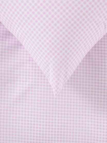 Childrens Duvet Cover | Lilac Gingham