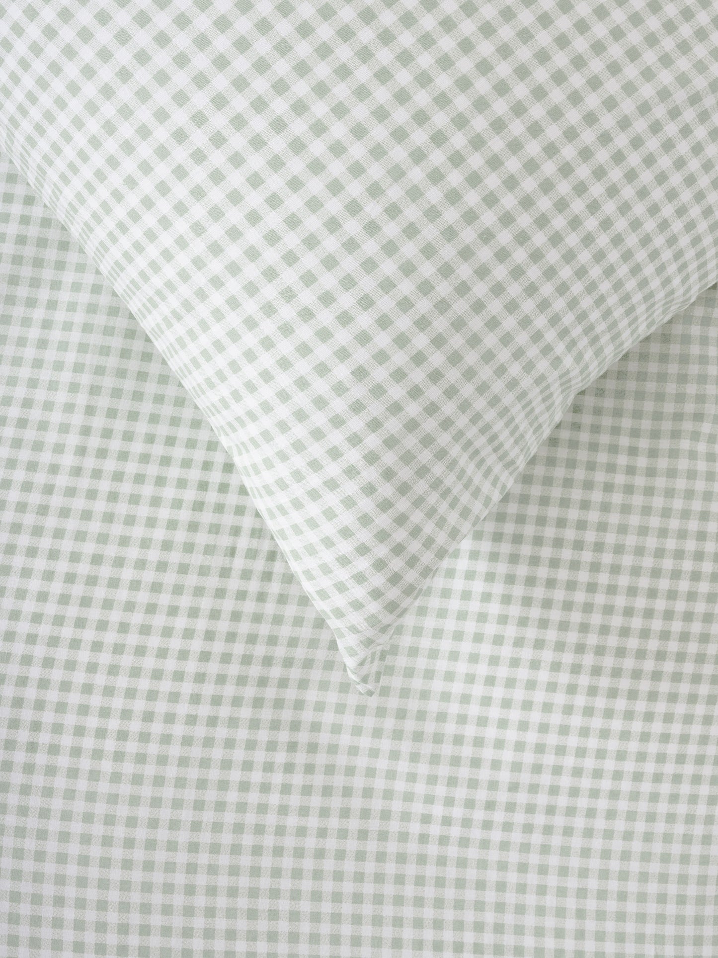 Childrens Fitted Sheet | Sage Gingham