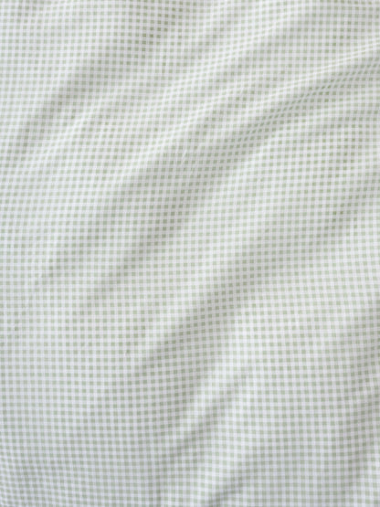 Childrens Fitted Sheet | Sage Gingham