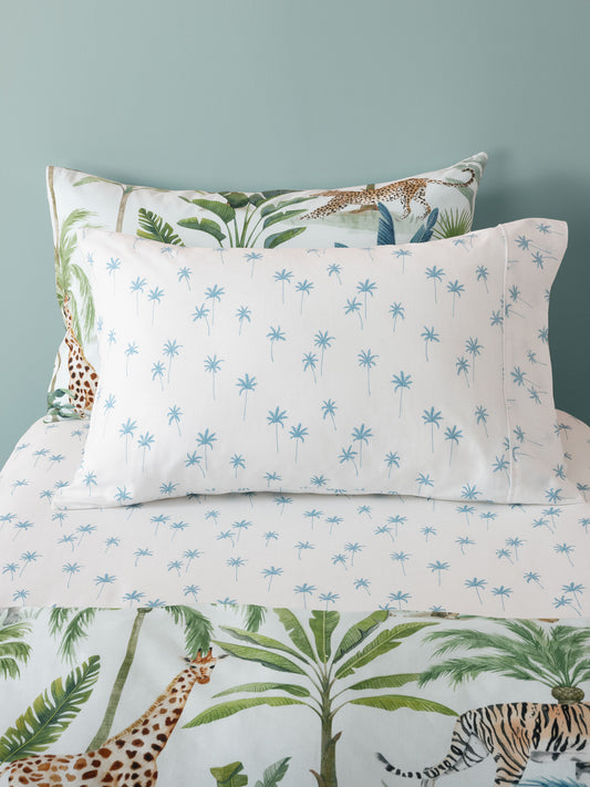 Childrens Fitted Sheet | Teal Palms