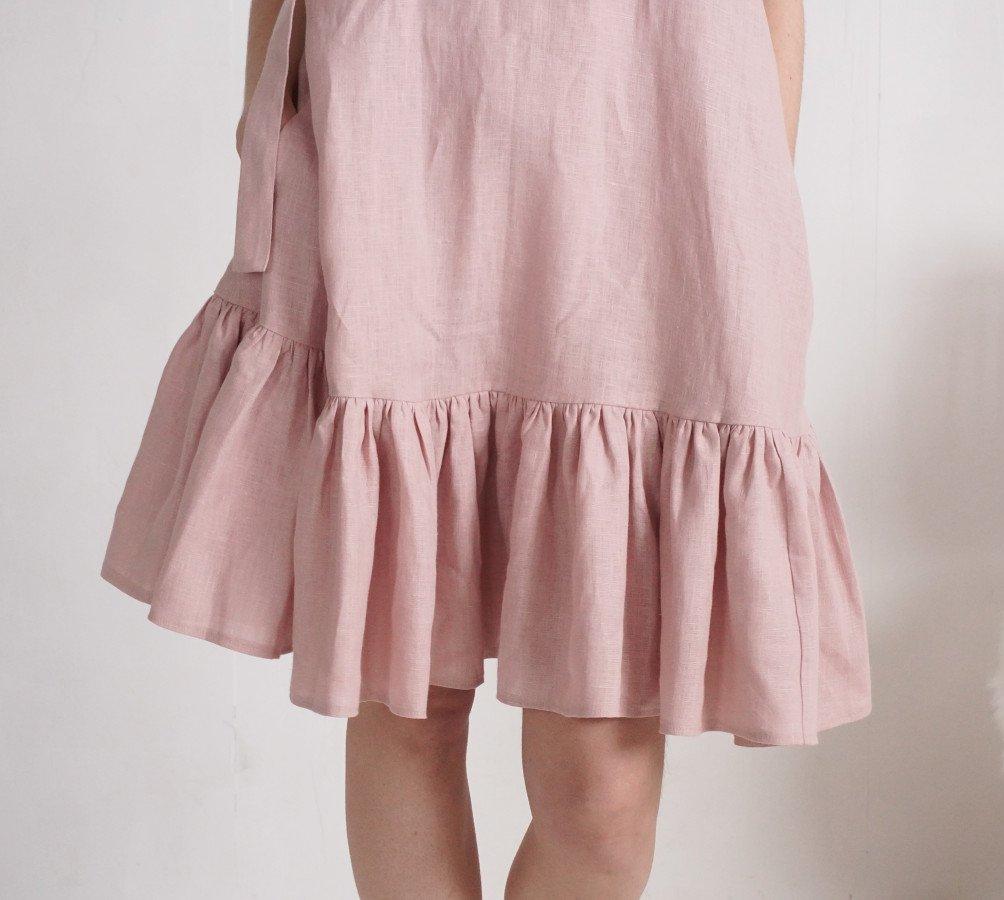 Shire Linen Dress | Dusty Rose