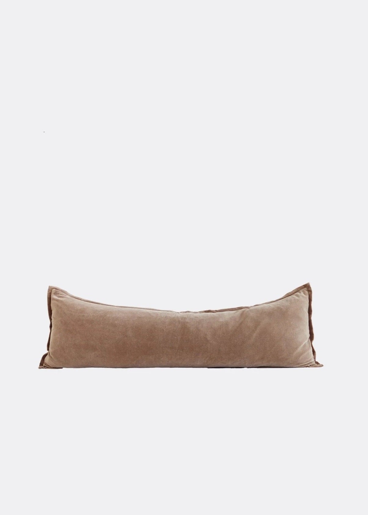 Velvet Lumbar Cushion | Natural