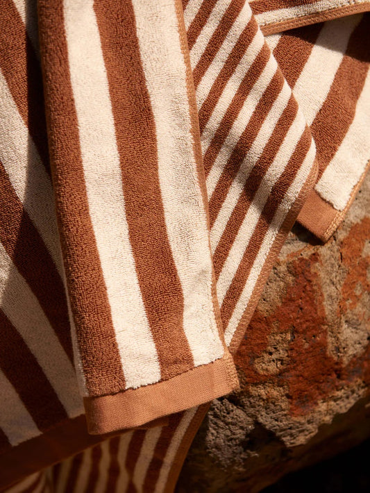 Raye Towels |  Terracotta