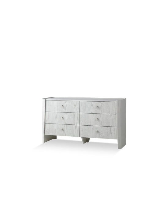 Elegant 6 Drawer Commode | Grey/white