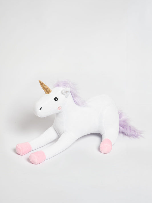 Childrens UNICORN CUSHION WHITE