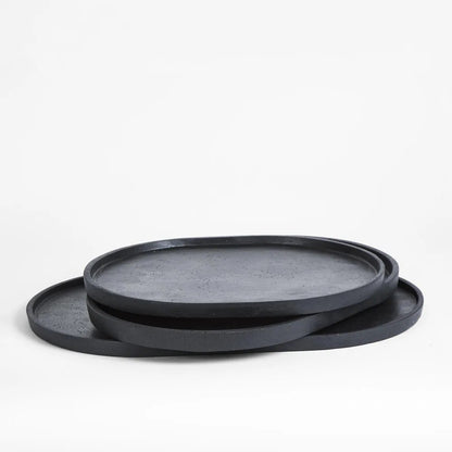 Stoneware Oval Platter | Black