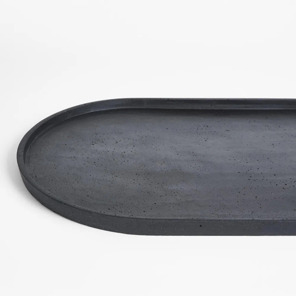 Stoneware Oval Platter | Black