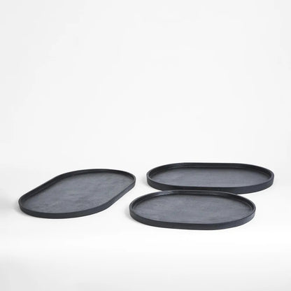 Stoneware Oval Platter | Black