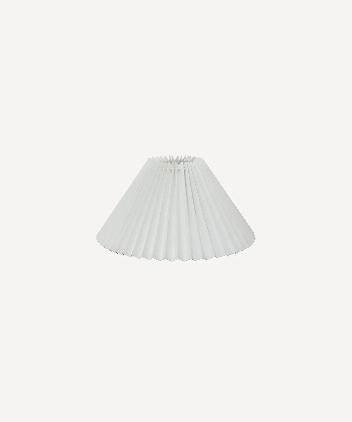 White Linen Pleated Shade