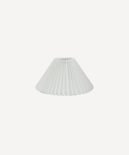 White Linen Pleated Shade